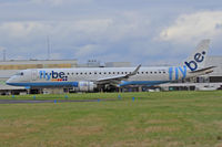 G-FBEI @ EGFF - Embraer, Flybe, call sign Jersey 4UE, previously PT-SYV, seen landing on runway 30 out of Paris CDG.