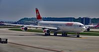 HB-JMB @ ZRH - Swiss International Airlines Airbus A340-313 Airplane, Zurich-Kloten International Airport - by miro susta