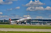 HB-JMM @ LSZH - Swiss International Airlines Airbus A330-343 Airplane, Zurich-Kloten International Airport - by miro susta