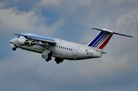 HB-IXR @ ZRH - Air France City Jet Avro RJ85 Airplane, Zurich-Kloten International Airport - by miro susta