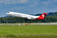 HB-JVG @ ZRH - Helvetic Airlines Fokker F100 Airplane, Zurich-Kloten International Airport, Switzerland - by miro susta