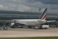 F-GSPX @ LFPG - Boeing 777-228 (ER), Boarding gate, Roissy Charles De Gaulle airport (LFPG-CDG) - by Yves-Q