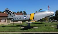 51-2738 - F-86E in front of Military museum Frankenmuth MI - by Florida Metal