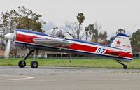 N5MS @ KRHV - Locally-based 1992 Yak-55M in run up area at Reid Hillview Airport, San Jose, CA. - by Chris Leipelt