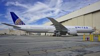 N2333U @ KSFO - United's 3rd 777-300er. GE powered. Not yet in service as of 2-15-17. SFO. - by Clayton Eddy