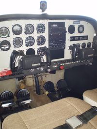 N6918X @ KTUS - Radio stack and front seats updated. - by Brian Malone