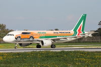 EI-DSW @ LMML - A320 EI-DSW Alitalia - by Raymond Zammit