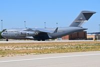 90-0535 @ KBOI - Turning off Bravo onto Idaho ANG ramp. 445th Airlift Wing, Wright-Patterson AFB, Ohio. - by Gerald Howard