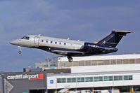 G-SUEJ @ EGFF - Legacy 50, Saxonair Charter Ltd, london Stanstead based, call sign Saxonair 50J, previously PR-LJW, seen departing runway 30 en-route to Edinburgh?