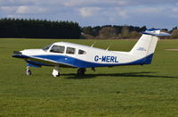 G-MERL @ EGLM - Piper PA-28RT-201 Cherokee Arrow IV at White Waltham. Ex N2116N - by moxy