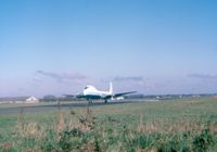 G-ASHZ @ EGMC - Back-tracking runway 06 , Southend, February 1977 - by Paul Howlen