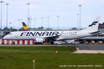 OH-LKF @ EGCC - Finnair - by Chris Hall