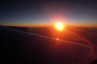D-AIHV - The sun sets while we are settling in for a comfortable ride from Munich to Hong Kong - by Micha Lueck