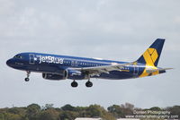N775JB @ KSRQ - JetBlue Flight 163 (N775JB) Vets in Blue arrives at Sarasota-Bradenton International Airport following flight from John F Kennedy International Airport