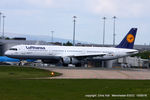 D-AISG @ EGCC - Lufthansa - by Chris Hall