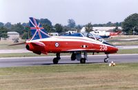 XX238 @ EGLF - Bae Hawk T.1. at Farnborough. - by moxy