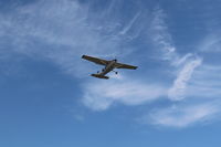 N1274M @ SZP - 1975 Cessna 182P SKYLANE, Continental O-470-S 230 Hp, takeoff climb Rwy 22 - by Doug Robertson