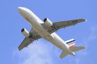 F-GRHB @ LFPG - Airbus A319-111, Take off rwy 27L, Roissy Charles De Gaulle airport (LFPG-CDG) - by Yves-Q
