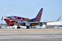 N214WN @ KBOI - Taking off on RWY 10L. - by Gerald Howard