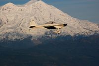 N1080J - In flight near Mt. Rainier - by Jeff Bloomquist