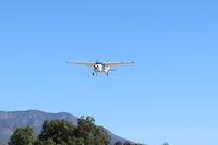N8356S @ SZP - 1965 Cessna 182H SKYLANE, Continental O-470-R 230 Hp, on final Rwy 22 - by Doug Robertson