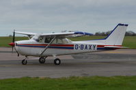 G-BAXY @ EGSH - Just landed at Norwich. - by Graham Reeve