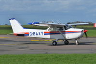 G-BAXY @ EGSH - Departing from Norwich. - by Graham Reeve