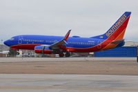 N962WN @ KBOI - Touch down on RWY 10L. - by Gerald Howard
