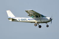 G-BNRL @ EGSH - Landing at Norwich. - by Graham Reeve
