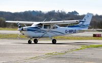 G-MPLE @ EGFH - Visiting Skylane operated by Oxford Aviation Academy. - by Roger Winser
