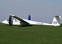 G-CJOX - G CJOX Schleicher ASK 21 at Parham Airfield nr Storrington - by dave226688
