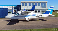 G-OTAY @ EGPN - Parked at Dundee - by Clive Pattle