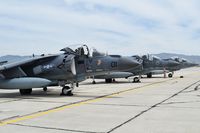 164553 @ KBOI - Parked with other members of VMA-211	“Avengers”, MCAS Yuma, AZ. - by Gerald Howard