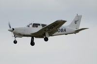 G-BOBA @ EGSH - Landing at Norwich. - by Graham Reeve
