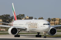 A6-ENE @ LMML - B777 A6-ENE Emirates Airlines - by Raymond Zammit