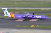 G-ECOH @ EDDL - FlyBe DHC8 taxying for departure - by FerryPNL