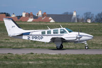 2-PROP @ EGJB - Arriving at Guernsey (after a short local flight) - by alanh