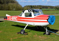 G-AVNC @ EGHP - Sad Reims Cessna F150G at Popham. - by moxy