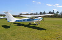 G-BYNA @ EGHP - Reims Cessna F172H Skyhawk at Popham. Ex OO-VDW. - by moxy