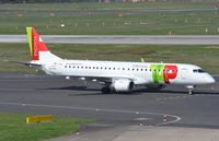 CS-TPQ @ EDDL - TAP Express ERJ190 taxying to its gate. - by FerryPNL