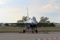 FA-136 @ LFMI - SABCA F-16AM Fighting Falcon, Flight line, Istres-Le Tubé Air Base 125 (LFMI-QIE) open day 2016 - by Yves-Q