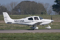 N803SR @ EGJB - Rolling out at Guernsey - by alanh