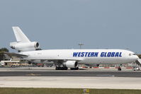 N581JN @ LMML - McDonnell Douglas MD11 N581JN Western Global Airlines - by Raymond Zammit