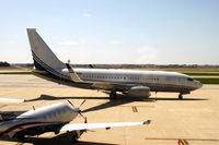 N836BA @ KCID - Shot from the control tower.