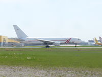 N795AX @ ILN - ABX Air Boeing 767-281 - by Christian Maurer