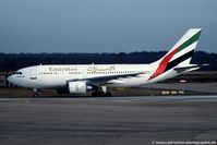 A6-EKG @ EDDK - Airbus A310-308 - Emirates - 545 - A6-EKG - 08.02.1992 - CGN - by Ralf Winter