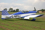 G-NPKJ @ EGBR - Vans RV-6 at Breighton Airfield's Summer Madness Fly-In. August 5th 2012. - by Malcolm Clarke