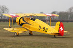 G-AXMT @ EGBR - Doflug Bu-133C Jungmeister at Breighton Airfield's Spring Fly-In. April 7th 2013. - by Malcolm Clarke