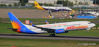 G-JZHM @ EGBB - G-JZHM in the Jet 2 Holidays colours at Birmingham Airport. - by Robbo s