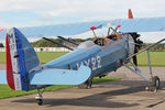 G-MOSA @ EGBR - Morane-Saulnier MS.317 at The Real Aeroplane Club's Pre-Hibernation Fly-In, Breighton Airfield, October 6th 2013. - by Malcolm Clarke